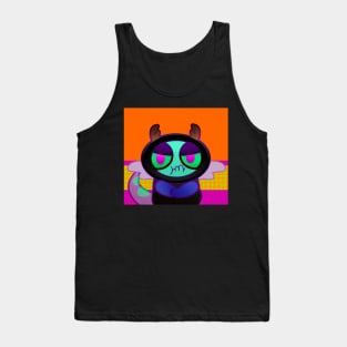 Grumpy Dots here! Cute Cartoon character Tank Top